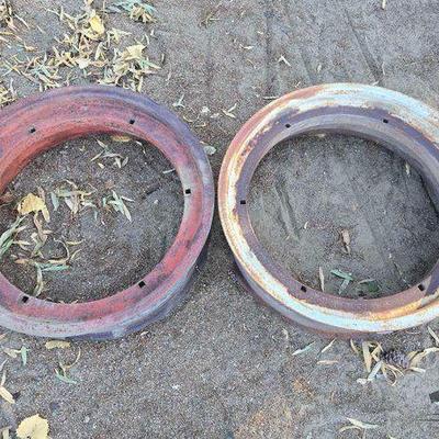 #2732 • (2) Ford Tractor N Series Rear Wheels
