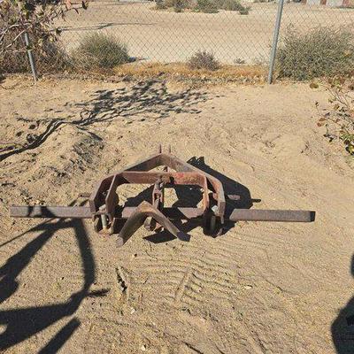 #2546 • 3pt One Bottom Plow Tractor Implement

