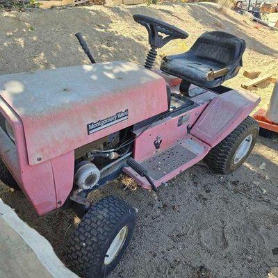 Sale Photo Thumbnail #17: #220 • Montgomery Ward 11HP Ride Along Tractor
