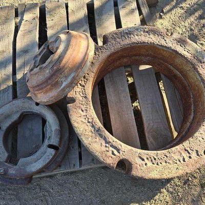 #4206 • Ford 8N Front and Rear Wheel Weights
