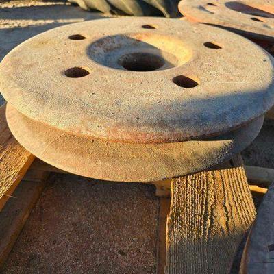 #4120 • Two 19in Front Wheel Weights

