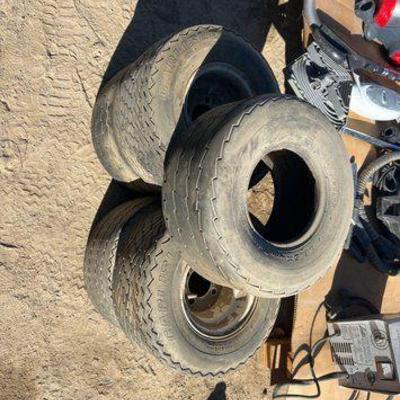 #2585 • Golf Cart Wheels And Tires

