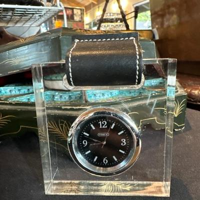 Coach clock