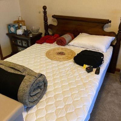 Adjustable bed.