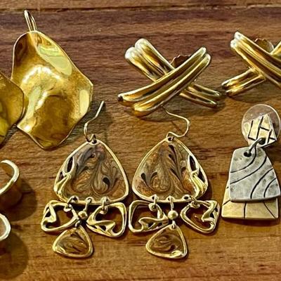 Vintage Designer Costume Earrings - Berebi - Les Bernard - Monet - Chico's 