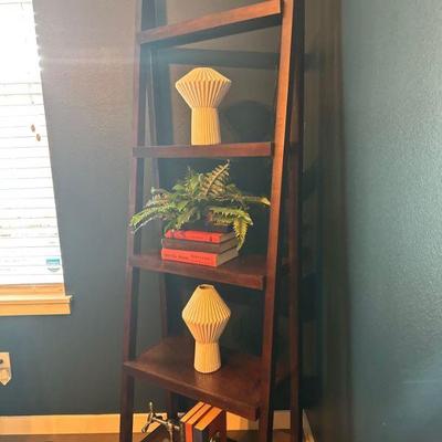 Ladder shelf
