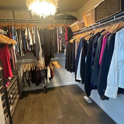Lots of women's & men's clothes