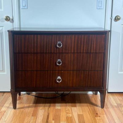 ETHAN ALLEN SMALL DRESSER | Having 3 full width drawers. - h. 33 x w. 18 x l. 40.25 in

