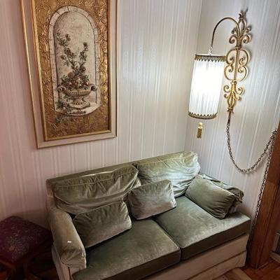 Vintage Retro Henredon Marshall Fields Company Sofas