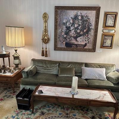 Vintage Retro Henredon Marshall Fields Company Sofas