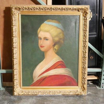 18th Century Style Portrait Oil Painting
