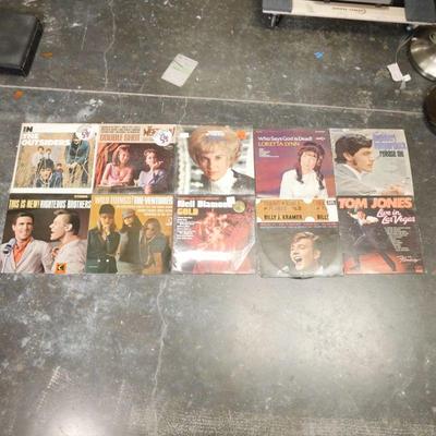 Lot Of 10 Assorted Vinyl Records
