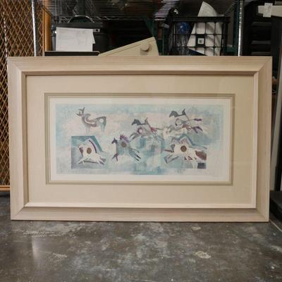 "Stone Riders" Original Monotype Print by Richard Hall