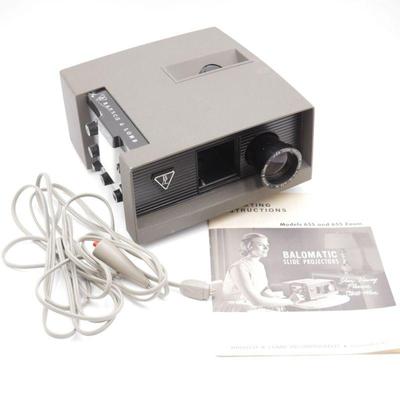 1961 Bausch & Lomb 35 mm Balomatic Zoom Slide Projector #655