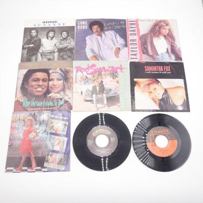 Lot Of 9 Assorted Vinyl Records
