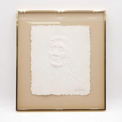 Embossed Cast Paper Art by Carlo Wahlbeck