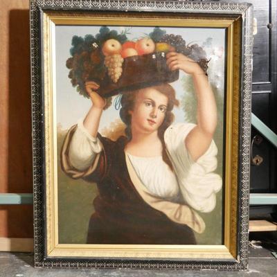 Antique Reproduction European School Oil Painting
