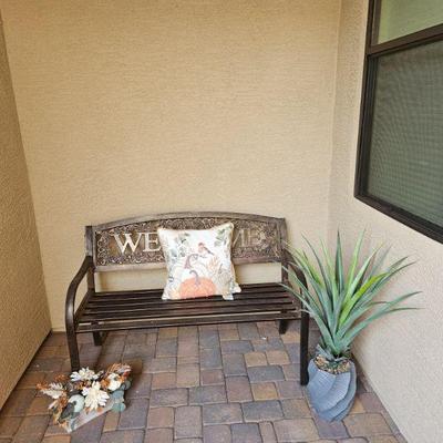 Welcome Bench
