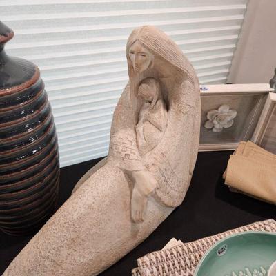 Rare 23" Acoma Pamela Pierce Mom/Baby