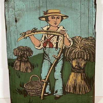 Painting on wood