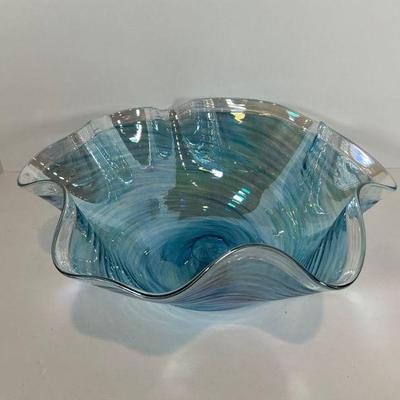Sigend art Glass Bowl by Cliff Goodman