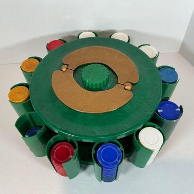 Vinatge Poker Chip carousel