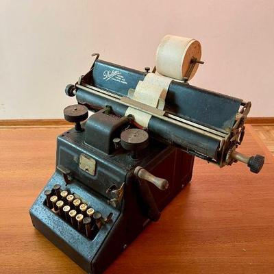 Lot 036-MC: Antique Dalton Adding Machine

Features: 
A remarkable piece of early office technology, this Dalton Adding, Listing and...