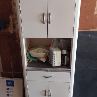 Utility white cabinet