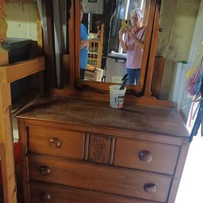 1950 dresser with mirror