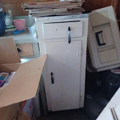 White cabinet