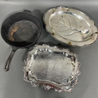 Lot 386 | Cast Iron Pan and More
