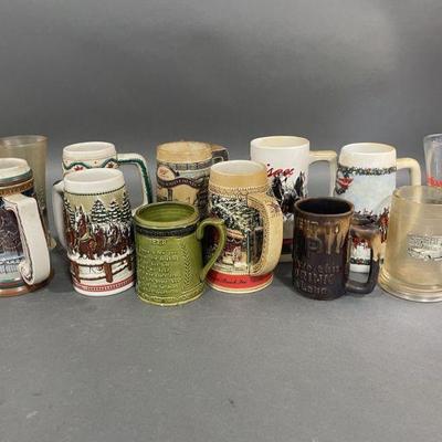 Lot 153 | Vintage Beer Stein Mugs and More
