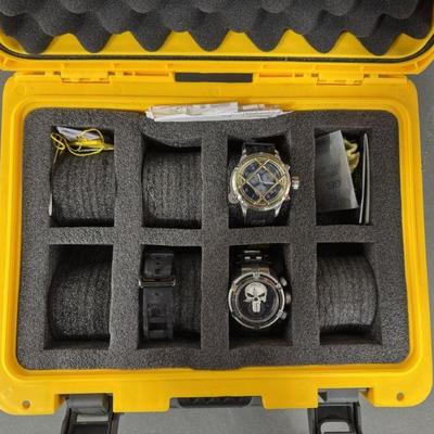Lot 214 | 2 Invicta Watches and Carrying Case
