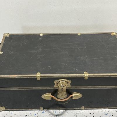Lot 107 | Large Vintage Black Chest
