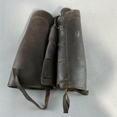 Lot 233 | Vintage Leather Arm Guards
