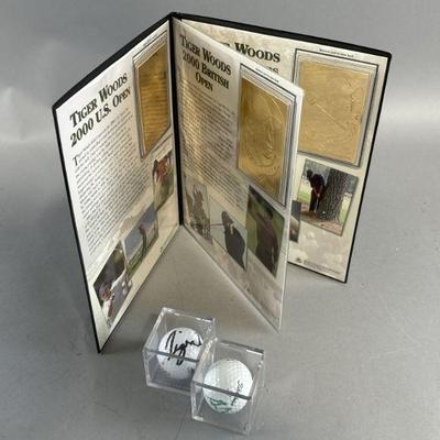 Lot 277 | Tiger Woods 22kt Gold Cards & More
