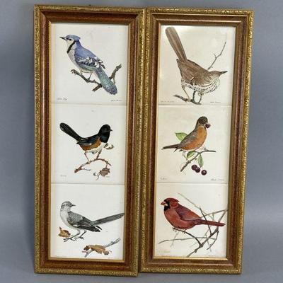 Lot 176 | Vintage Framed Tile Bird Art
