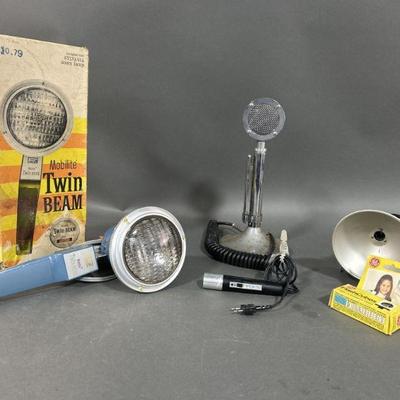 Lot 42 | Vintage Mobilite Twin Beam, A E Microphone & More
