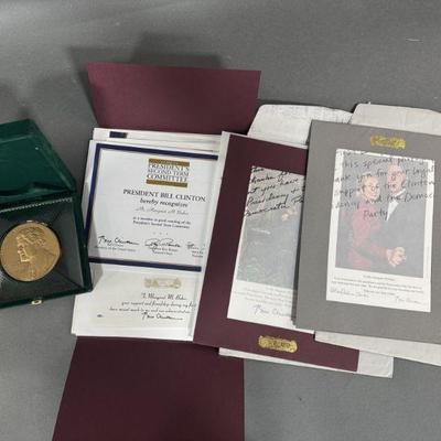 Lot 242 | Bill Clinton Coin, Pictures, and More
