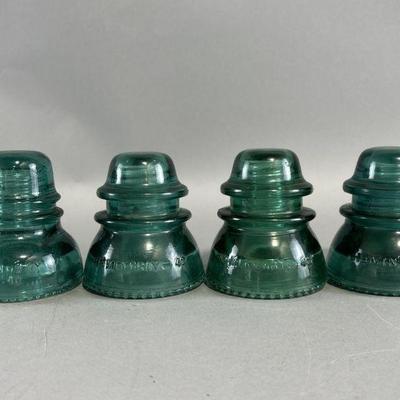 Lot 269 | Vtg Hemingray 40 & 42 Glass Insulators
