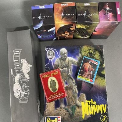 Lot 186 | Star Trek , The Mummy, Rocky IV items
