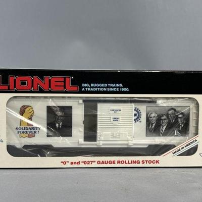 Lot 217 | Signed and Packaged Lionel Train
