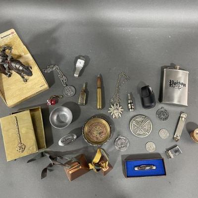 Lot 180 | Metal Items, Knife, Schleich Unopened Figure
