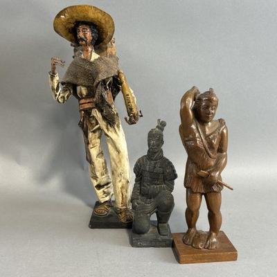 Lot 305 | Spanish, Chinese, & Native American Figures
