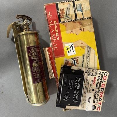 Lot 265 | Vtg. Quick Aid Fireguard and More
