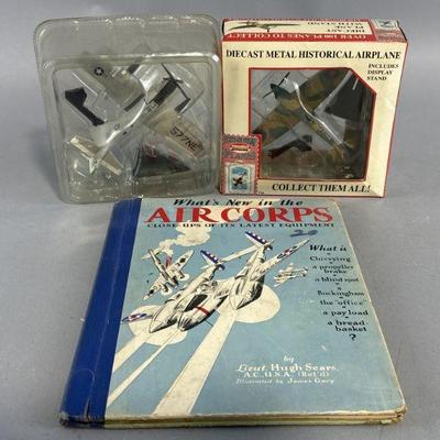 Lot 226 | Vintage Airplane Toys & Book
