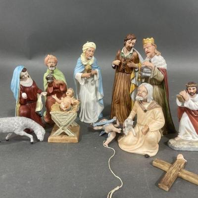 Lot 202 | Nativity Scene Figurines and More
