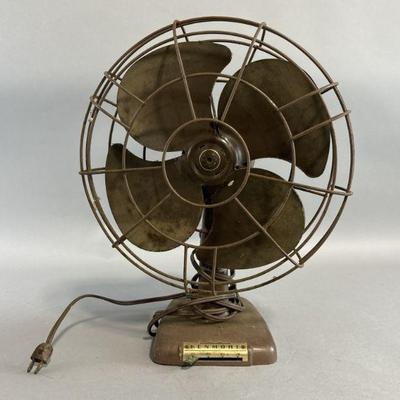 Lot 250 | Vtg Kenmore 4 Blade Fan: Powers on
