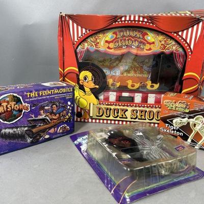 Lot 27 | Toy Lot Build Skeleton, Duck Shoot, Beanies & More
