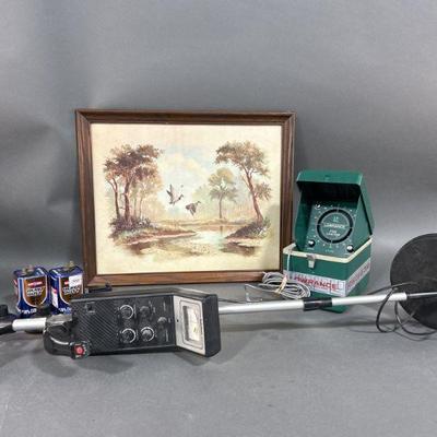 Lot 51 | Metal Detector, Fish Lo-K-Tor, Batteries & More
